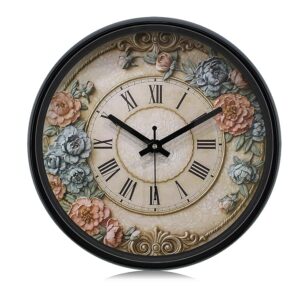 12-inch Plastic & Glass Analog Wall Clock